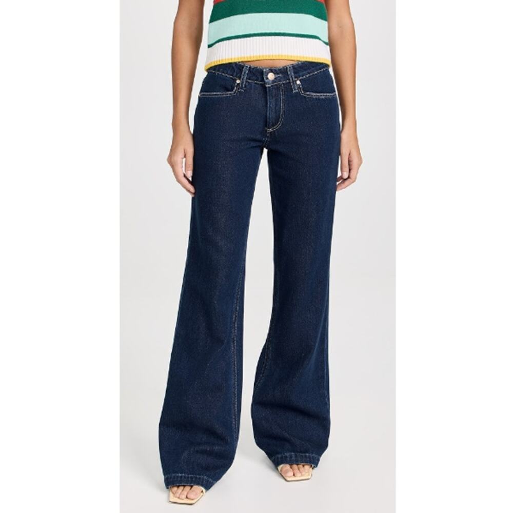 New PAIGE Women's Charmaine Sonja with Jolene Pockets Jeans Size 33